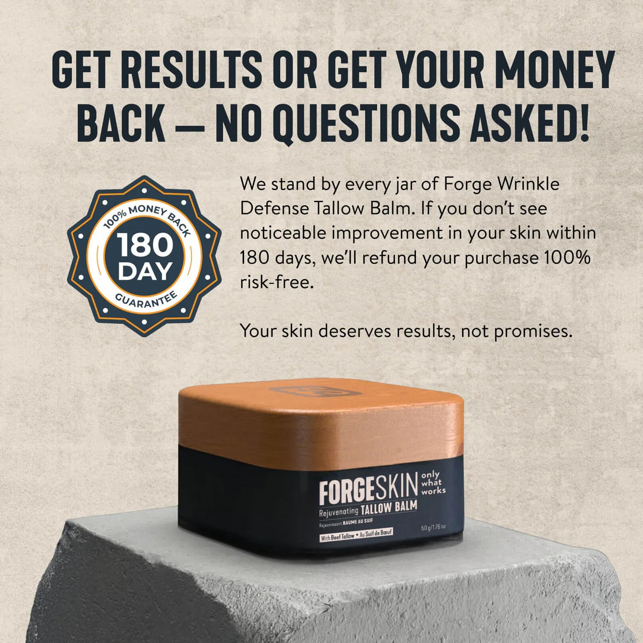 Forge Wrinkle Defense Tallow balm